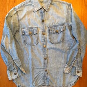 Vintage Current/Elliott Button Down Denim Shirt